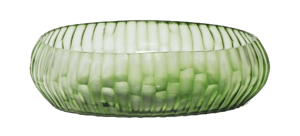 Clemente bowl green transparant