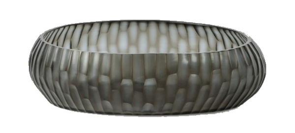 Clemente bowl grijs transparant 2